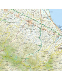 Mappa della provincia di Forlâ€œ-Cesena jpg scala 1:200.000 2