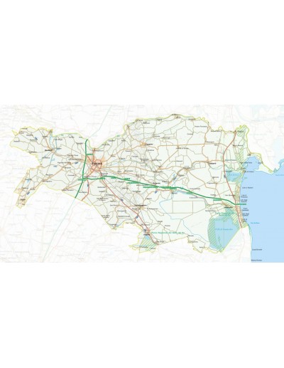 Mappa della provincia di Ferrara jpg scala 1:200.000