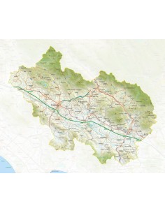 Mappa della provincia di Frosinone jpg scala 1:200.000