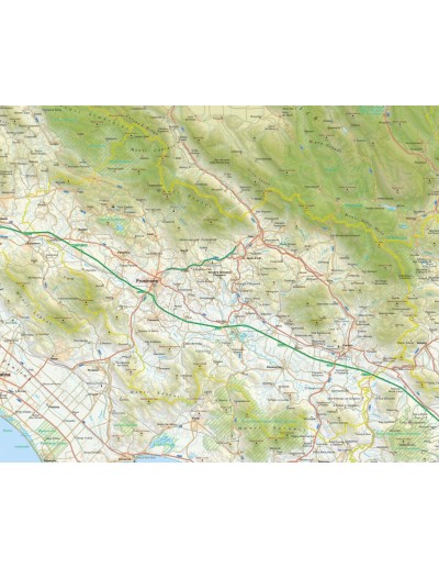 Mappa della provincia di Frosinone jpg scala...