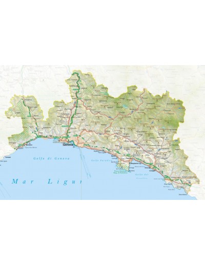 Mappa della provincia di Genova jpg scala 1:200.000