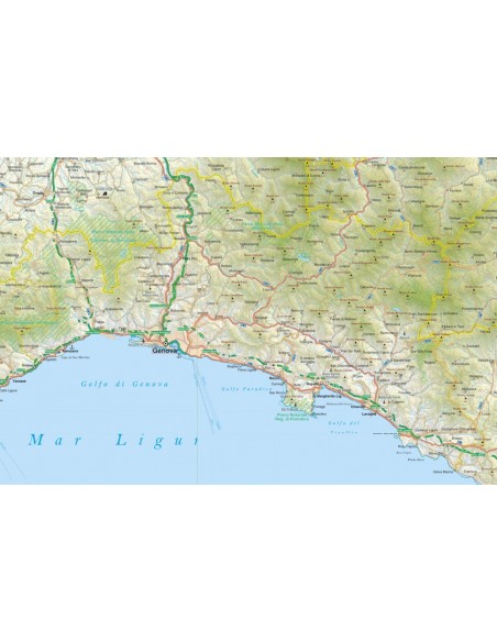 Mappa della provincia di Genova jpg scala 1:200.000