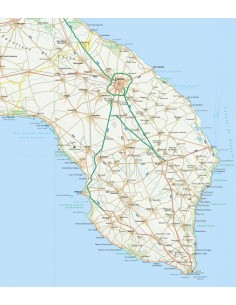 Mappa della provincia di Lecce jpg scala 1:200.000 2