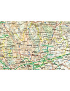 Mappa della provincia di Monza e Brianza 1:200.000 2