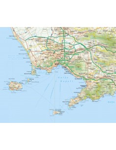 Mappa della provincia di Napoli jpg scala 1:200.000 2