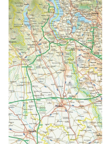 Mappa della provincia di Novara jpg scala 1:200.000