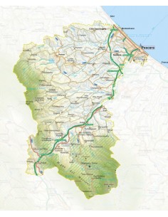 Mappa della provincia di Pescara jpg scala 1:200.000