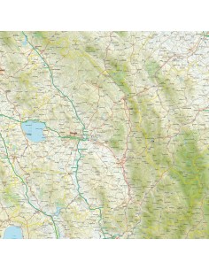 Mappa della provincia di Perugia jpg scala 1:200.000 2