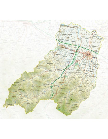 Mappa della provincia di Parma jpg scala 1:200.000