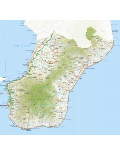Mappa della provincia di Reggio di Calabria jpg scala...