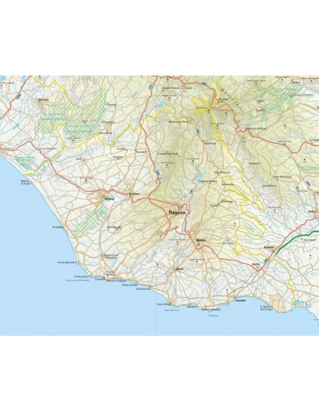 Mappa della provincia di Ragusa jpg scala 1:200.000