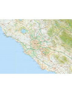 Mappa della provincia di Roma jpg scala 1:200.000 2