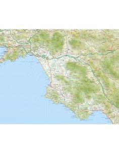 Mappa della provincia di Salerno jpg scala 1:200.000 2