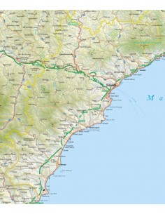 Mappa della provincia di Savona jpg scala 1:200.000 2