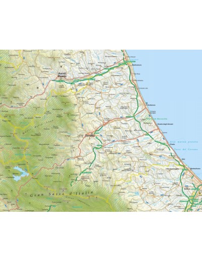 Mappa della provincia di Teramo jpg scala...