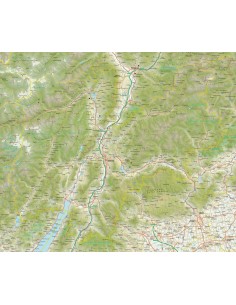 Mappa della provincia di Trento jpg scala 1:200.000 2