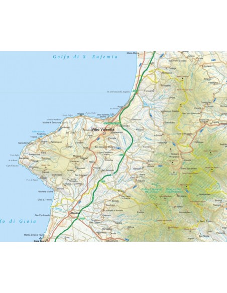Mappa della provincia di Vibo Valentia jpg scala 1:200.000