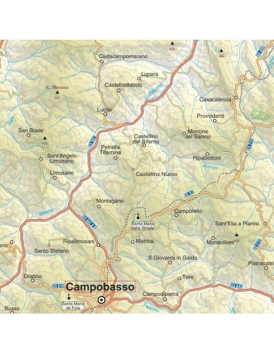 Mappa del Molise jpg scala 1:200.000