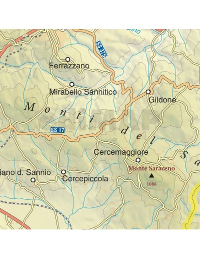 Mappa del Molise jpg scala 1:200.000
