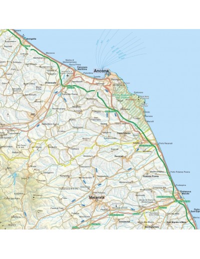 Mappa della provincia di Ancona jpg scala...