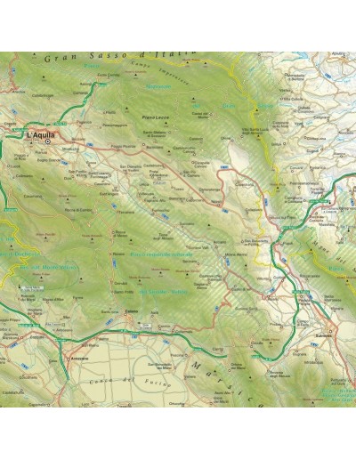 Mappa della provincia di L'Aquila jpg scala...