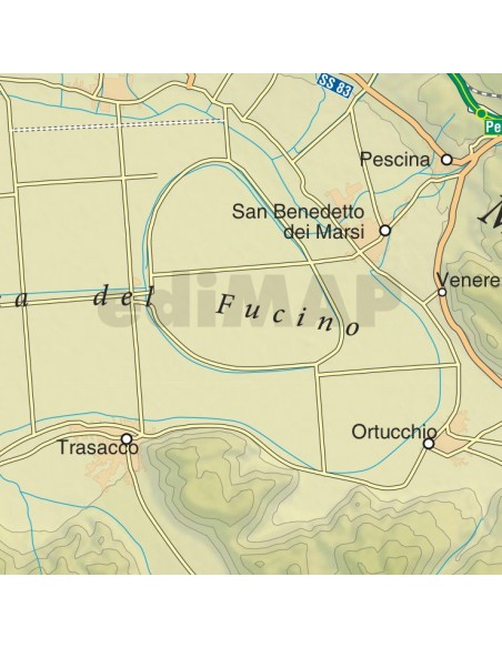 Mappa della provincia di L'Aquila jpg scala 1:200.000