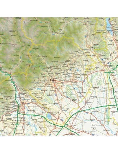 Mappa della provincia di Biella jpg scala...