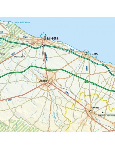 Mappa della provincia di Barletta jpg scala...