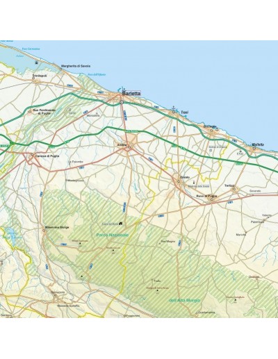 Mappa della provincia di Barletta jpg scala...