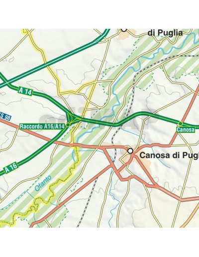 Mappa della provincia di Barletta jpg scala...