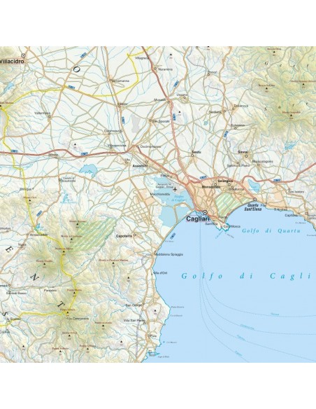 Mappa della provincia di Cagliari jpg scala 1:200.000