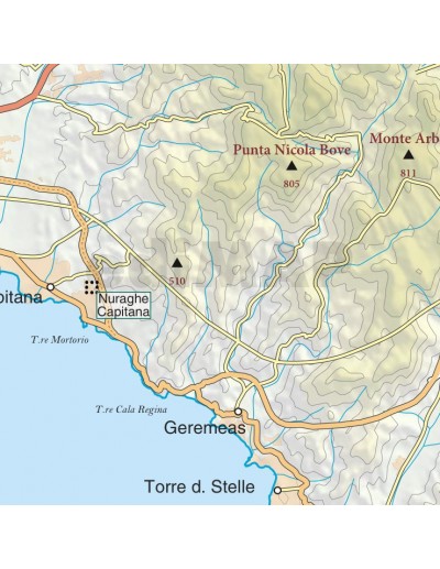 Mappa della provincia di Cagliari jpg scala...