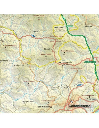 Mappa della provincia di Caltanissetta jpg...