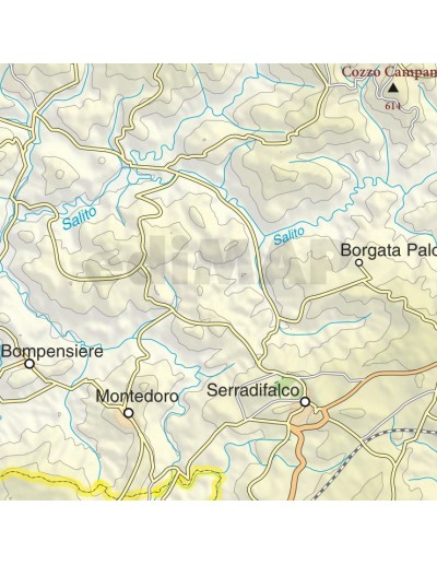 Mappa della provincia di Caltanissetta jpg...