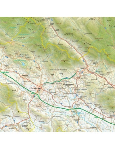 Mappa della provincia di Frosinone jpg scala...