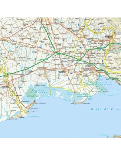 Mappa della provincia di Gorizia jpg scala...