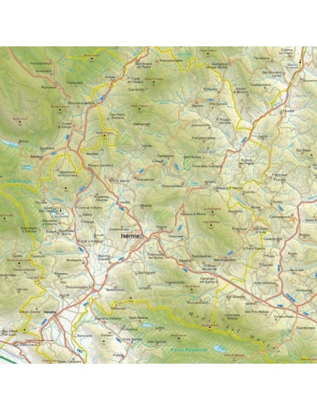 Mappa della provincia di Isernia jpg scala 1:200.000