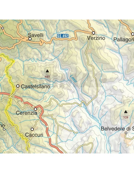 Mappa della provincia di Crotone jpg scala 1:200.000