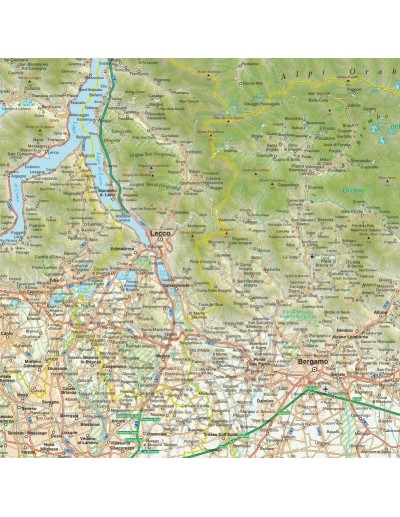 Mappa della provincia di Lecco jpg scala 1:200.000