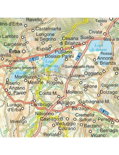 Mappa della provincia di Lecco jpg scala 1:200.000
