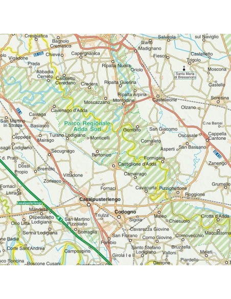 Mappa della provincia di Lodi jpg scala 1:200.000