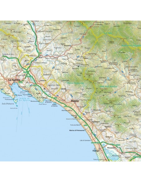 Mappa della provincia di Massa-Carrara jpg scala 1:200.000