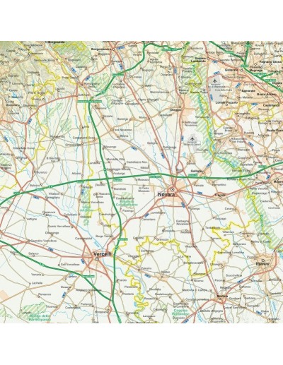 Mappa della provincia di Novara jpg scala...
