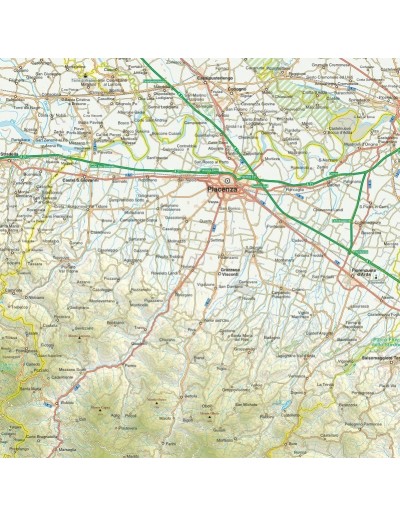 Mappa della provincia di Piacenza jpg scala...