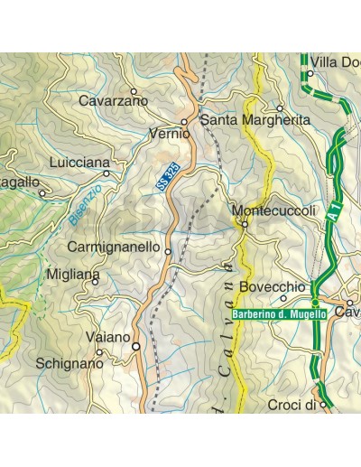 Mappa della provincia di Prato jpg scala 1:200.000