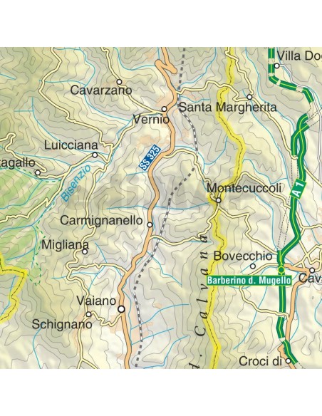 Mappa della provincia di Prato jpg scala 1:200.000