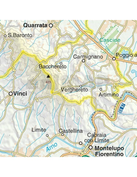 Mappa della provincia di Prato jpg scala 1:200.000