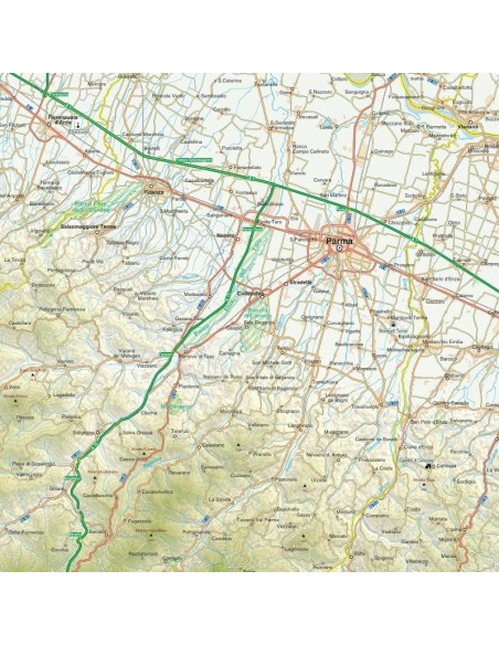 Mappa della provincia di Parma jpg scala 1:200.000