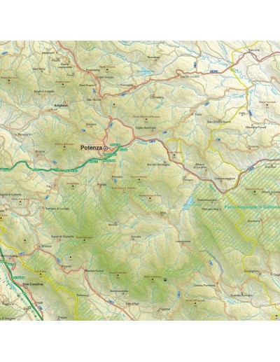 Mappa della provincia di Potenza jpg scala...