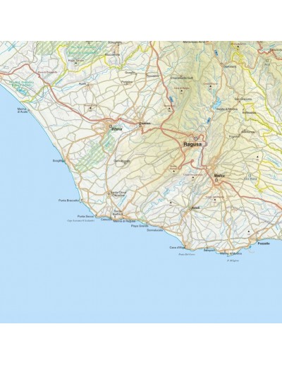 Mappa della provincia di Ragusa jpg scala...
